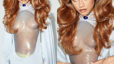 Zendaya Flaunts Her Tits For Interview Magazine (10 Pics + Video) on leakfanatic.com