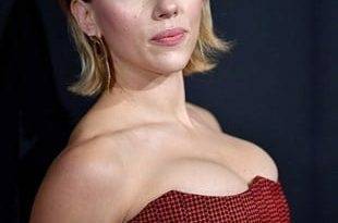 Scarlett Johansson With Her Boobs Pushed Up Fondling A Dildo on leakfanatic.com