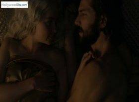 Rosabell Laurenti Sellers & Emilia Clarke game Of Thrones (2015) Sex Scene on leakfanatic.com