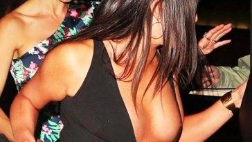 Lea Michele Nip Slip & Deep Cleavage At Oscars Viewing Party on leakfanatic.com