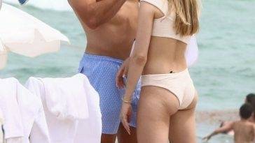 Mason Rudolph Tends to Genie Bouchard 19s Injury During a Romantic Break at the Beach on leakfanatic.com