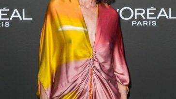 Andie MacDowell Shows Her Pokies at the L’Oreal Paris Lights On Women Award 2022 on leakfanatic.com