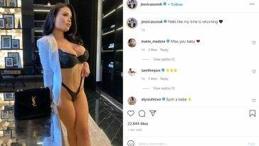 Jessica Sunok Horny Thot Seducing Topless In Bed OnlyFans Insta Leaked Videos on leakfanatic.com