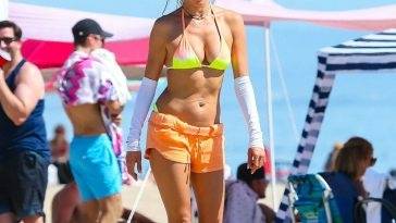 Alessandra Ambrosio Shows Off Her Slender Figure on the Beach (119 New Photos) on leakfanatic.com
