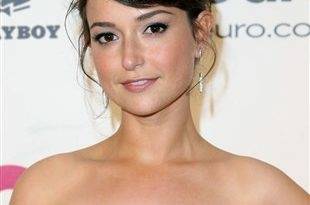 AT&T Spokesgirl Milana Vayntrub Poses Completely Topless For Playboy on leakfanatic.com