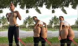 Dani Daniels Public Shower in Jamaica Nude  Video 2020/12/28 - Jamaica on leakfanatic.com