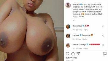 RivJones Ebony Thot Seducing Huge Tits On Lingerie OnlyFans Insta Leaked Videos on leakfanatic.com