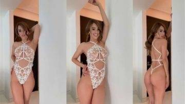 Yanet Garcia Nude See Through Lingerie Video Leaked on leakfanatic.com