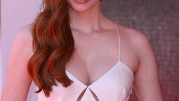 Eleanor Tomlinson Flaunts Her Sexy Tits at the Bafta TV Awards in London on leakfanatic.com