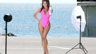 Maria Melilo Shows Off Sexy Figure on the Beach in Malibu on leakfanatic.com