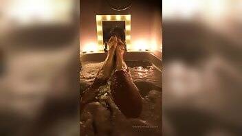 Jess scotland bath time footfetish onlyfans leaked video on leakfanatic.com