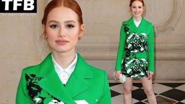 Madelaine Petsch Shows Off Her Sexy Legs in Paris on leakfanatic.com