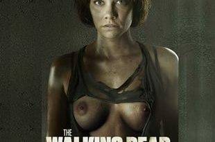 Lauren Cohan Topless Nude Promo For "The Walking Dead" on leakfanatic.com