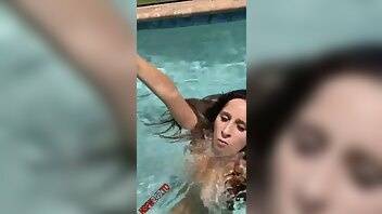 Ashley adams swimming pool tease naked onlyfans videos leaked 2021/07/11 on leakfanatic.com