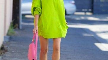 Olivia Culpo Flaunts Her Sexy Legs in LA on leakfanatic.com