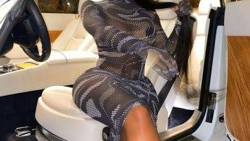 Alexis Skyy Poses in a See-Through Dress on leakfanatic.com