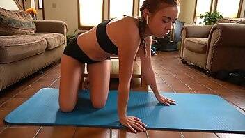 Brandibraids yoga stretch in nike pro spandex xxx video on leakfanatic.com