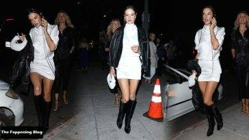 Leggy Alessandra Ambrosio is Seen Enjoying a Girls Night Out in Los Angeles - Los Angeles on leakfanatic.com