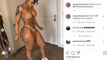 Pandasupreme Ebony Thot Showing Her Pussy OnlyFans Insta Leaked Videos on leakfanatic.com