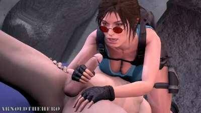 Classic Lara Croft handjob (Arnoldthehero) [Tomb Raider] on leakfanatic.com