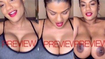 Sophia Lares  Lotion Boobs Nude Video  on leakfanatic.com