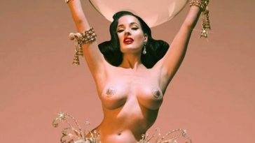 Burlesque Goddess Dita Von Teese Nude 13 Topless & Sexy Pics on leakfanatic.com