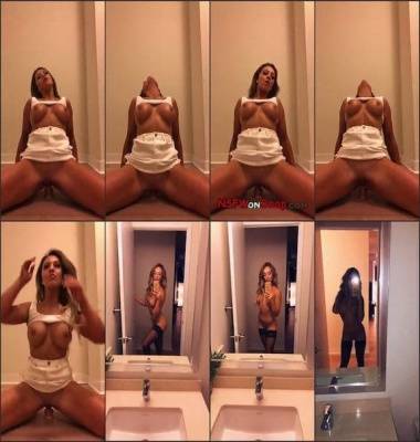 Katie Adler dildo riding & sexy stocking naked mirror view snapchat premium 2018/05/29 on leakfanatic.com