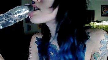Skulliee transparence oral fixation mouth fetish swallowing / drooling porn video manyvids on leakfanatic.com