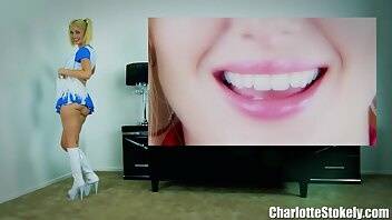 Charlotte stokely sissy cheer premium porn video on leakfanatic.com