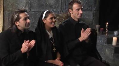 Horny Nuns Cut Loose And Have A Crazy Anal Orgy In Church1 4 on leakfanatic.com