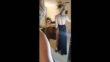 Tina Cutrone sexy black dress snapchat free on leakfanatic.com