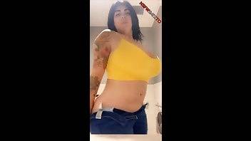 Ana lorde public toilet pussy fingering snapchat xxx porn videos on leakfanatic.com