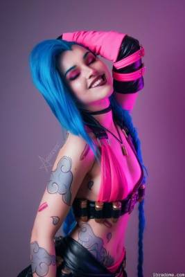 Andrasta Patreon Jinx Cosplay on leakfanatic.com