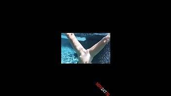 Heidi Grey swimming pool tease snapchat premium porn videos on leakfanatic.com
