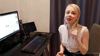 Linked realsindyday 19 12 2020 26 secretary sindy gets caught by her boss watching porn at work h... on leakfanatic.com