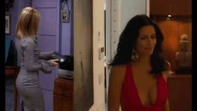 Jennifer Aniston and Courteney Cox. Two of the hottest women ever on leakfanatic.com