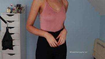 Stephanie Lange Nipples See Through Top (2 pics 1 gif) on leakfanatic.com