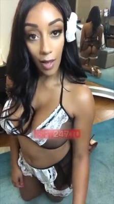 Ariana gray teasing in her maid cosplay snapchat leak xxx premium porn videos on leakfanatic.com