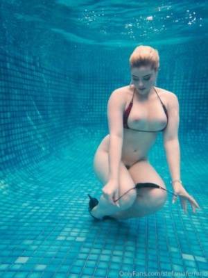 Stefania Ferrario Nude Underwater Pool Onlyfans Set Leaked - Australia on leakfanatic.com