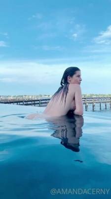 Amanda Cerny Nude Swim $100 PPV Onlyfans Video on leakfanatic.com