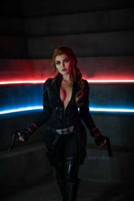 Kalinka Fox Nude Black Widow Cosplay Patreon Set  - Russia on leakfanatic.com