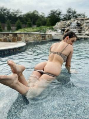 Christina Khalil Pool Bikini Onlyfans Set  on leakfanatic.com