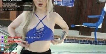 Caroline Burt Nip slip on leakfanatic.com