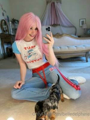 Belle Delphine And Puppy Onlyfans Set Leaked on leakfanatic.com