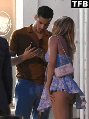 Kimberley Garner Flashes Her Sexy Butt in Notting Hill on leakfanatic.com