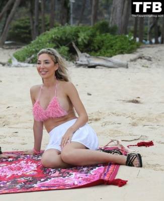 Farrah Abraham Enjoys a Day on the Beach in Hawaii on leakfanatic.com