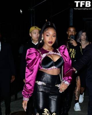 Normani Flaunts Her Tits As She Attends the Standard Hotel Met Gala After Party on leakfanatic.com