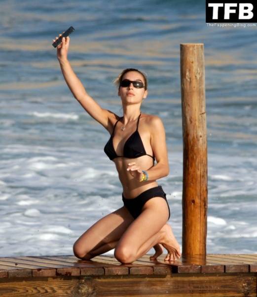 Maxim Magnus Poses in a Bikini on Holiday in Ibiza on leakfanatic.com