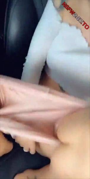 Layna Boo pussy fingering in car snapchat premium xxx porn videos on leakfanatic.com