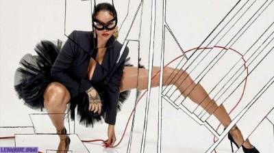 Sexy Rihanna in Vogue Paris Magazine 2017 on leakfanatic.com